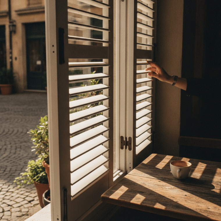 Cafe Style Shutters: The Perfect Balance of Privacy and Sunlight