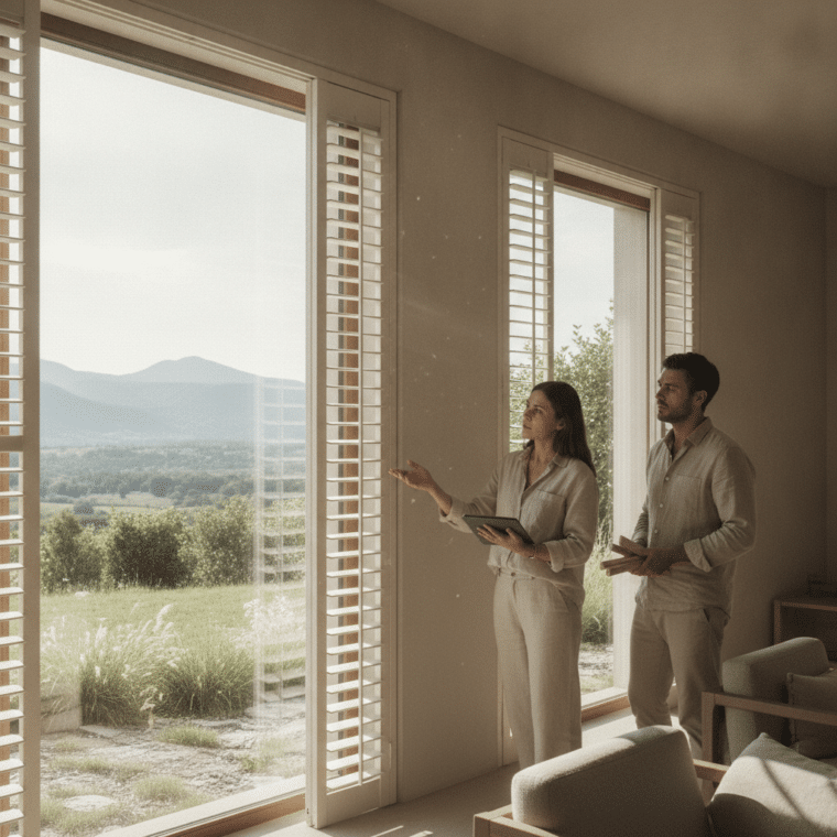 Choosing Shutter Louvre Sizes: How It Affects Natural Light and Views