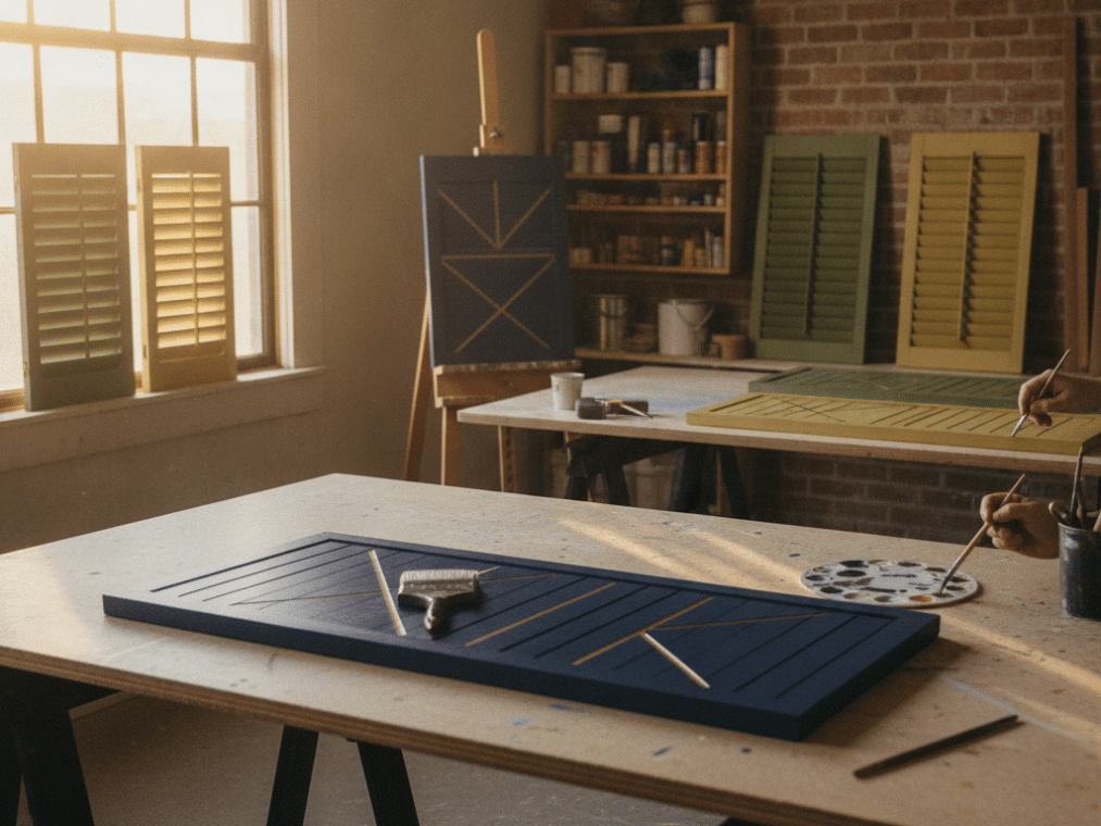 Custom Painted Shutters