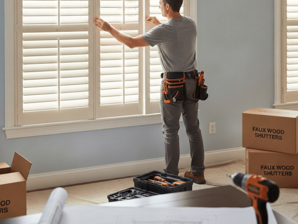Faux Wood Shutters