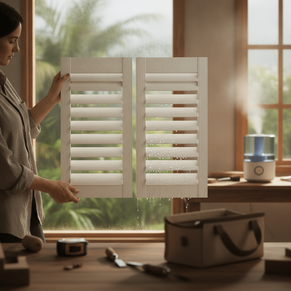 How Durable Are Faux Wood Shutters in High-Humidity Areas?