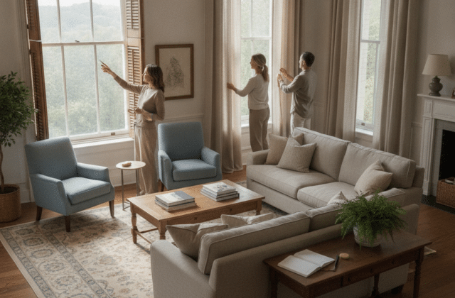How to Track the Sun and Adjust Shutters to Protect Furniture