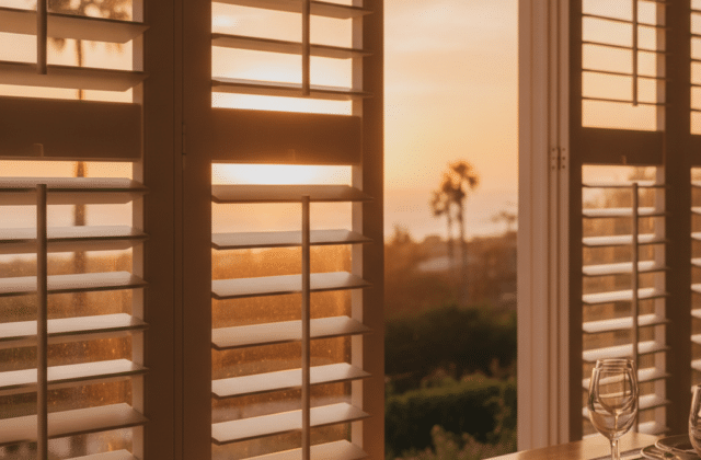Securing Dining Room Privacy Without Blocking the Sunset View